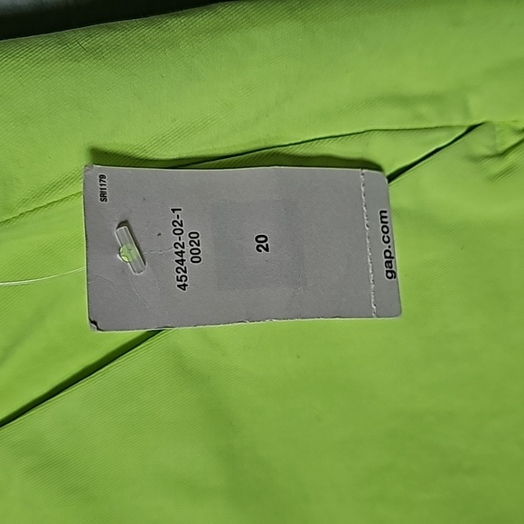Gap Festival Rave neon yellow or green khaki shorts NWT size 20 - Picture 2 of 8